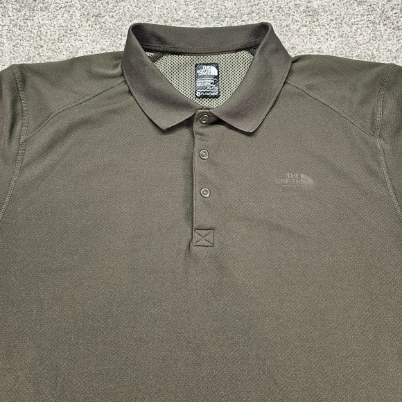 North Face Men's Horizon Polo‎ Size Short Sleeve XL Olive Green See Description - Picture 1 of 8